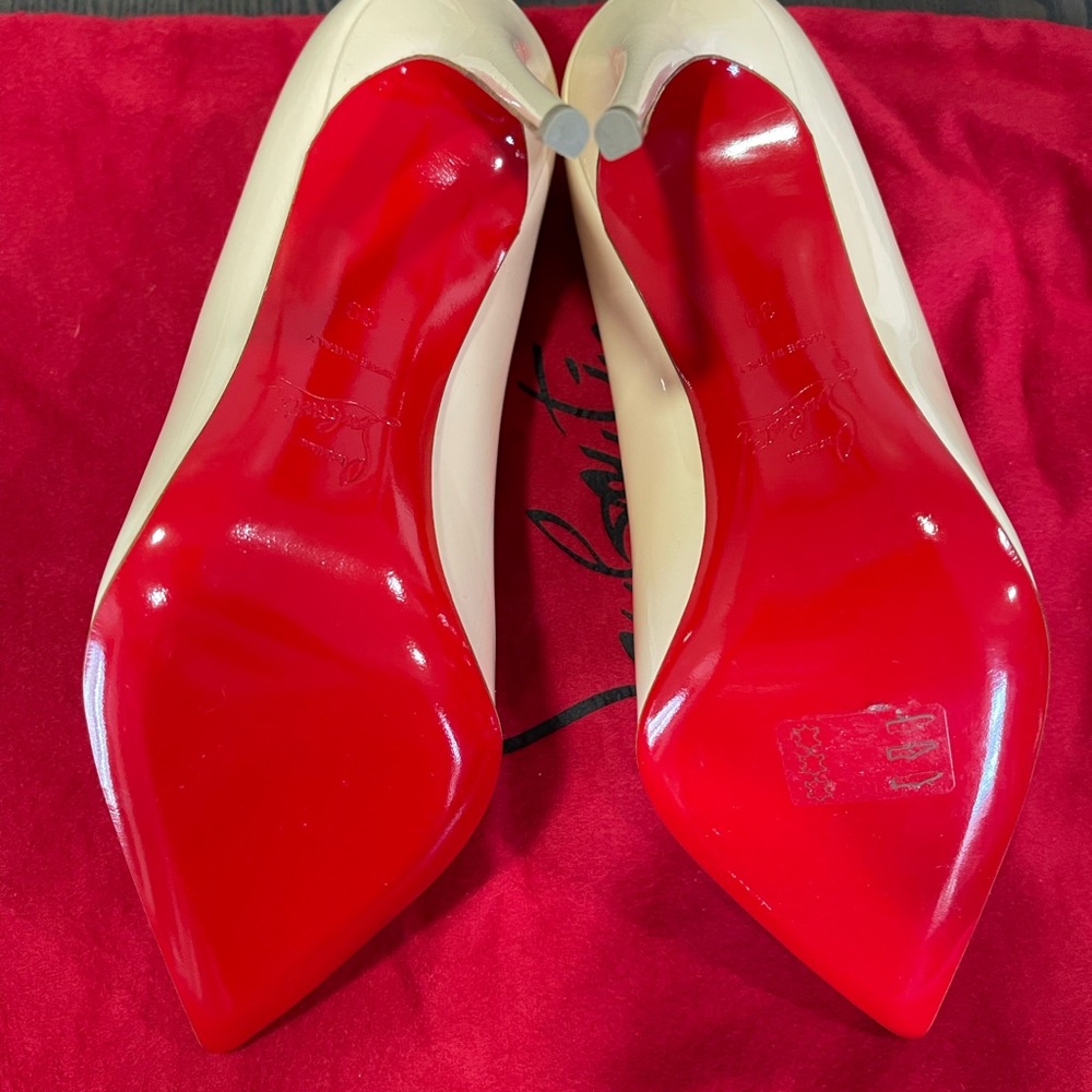 Christian Louboutin Blush Pink Heels - Picture 5 of 6